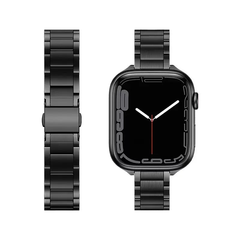 Metal Slim band For Apple Watch 10 9 8 7 41mm 42mm 46mm 45mm Women Stainless Steel band Apple Watch Ultra 2 49mm 6 5 4 SE 44mm 40mm