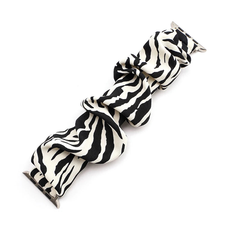 Scrunchie band for Apple Watch Ultra band 49mm 45mm 41mm 44mm 40mm 38mm 42mm Elastic nylon band Apple Watch Series 8 7 6 5 4 3 SE