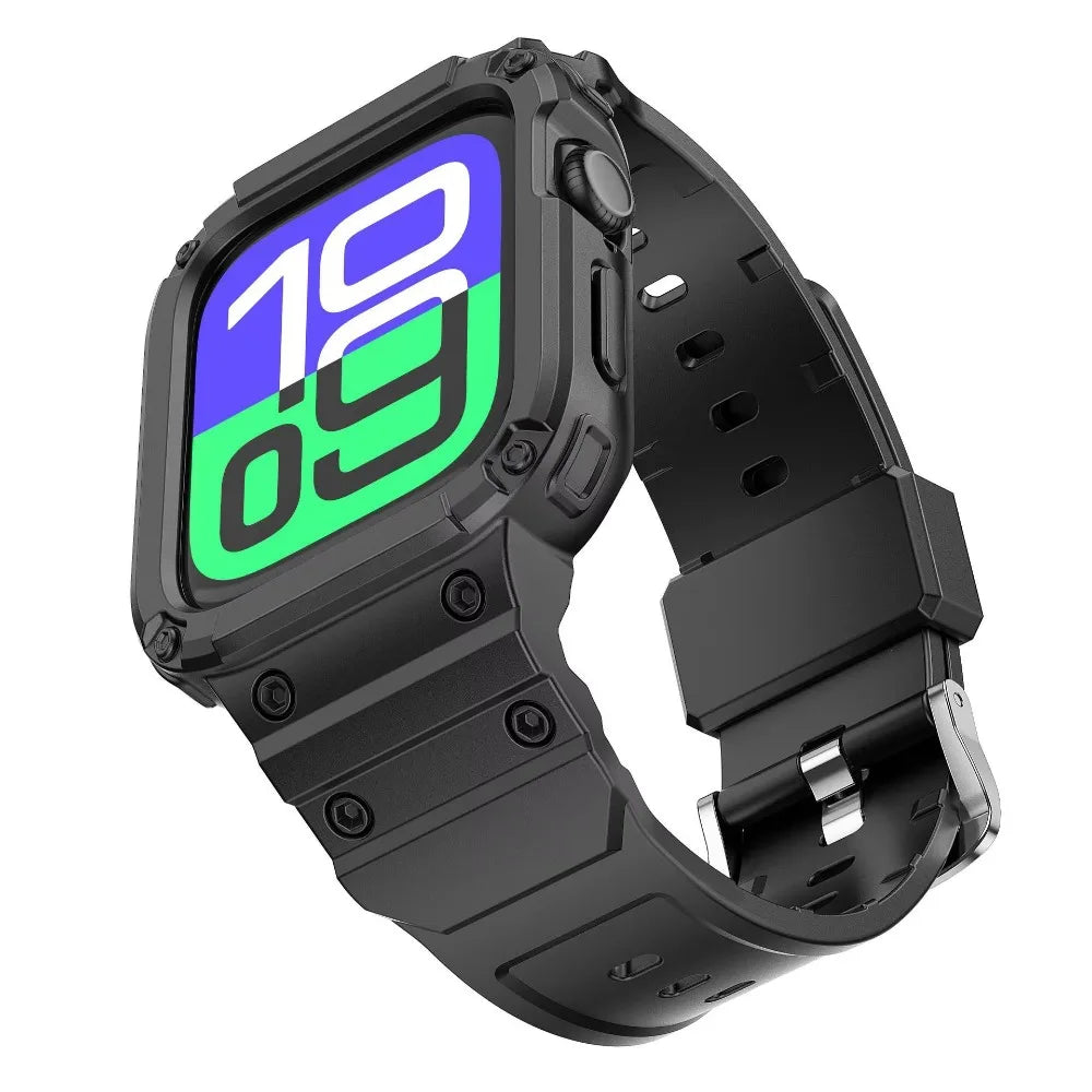 TPU Case + band For Apple Watch band 46mm 42mm 45mm 41mm 40mm 44mm Bumper band watch band for Apple Watch Series 10 9 8 7 6 SE 4