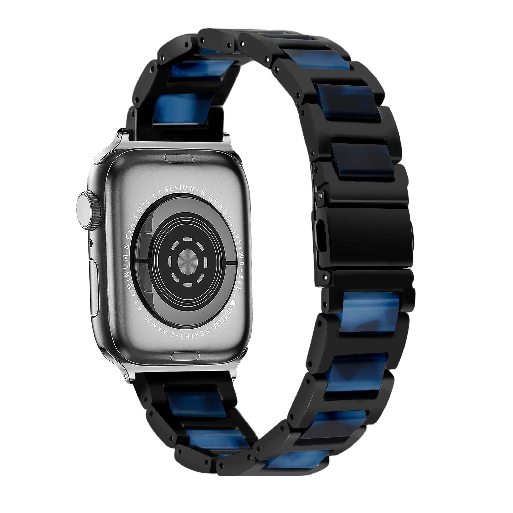 Resin+Metal band For Apple Watch 49mm 46mm 42mm 45mm 44mm 42mm 41mm 40mm 38mm band Wristband Apple Watch Ultra 10 9 8 7 6 5 4 SE