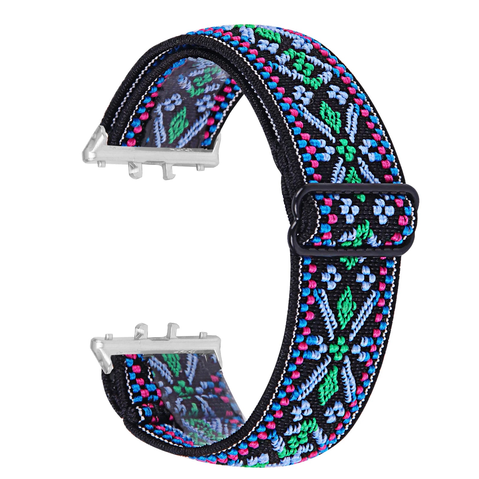 Tie Dye Print Strap For Samsung Galaxy Fit 3 Weaves Elastic Wristband For Samsung Galaxy Fit 3 SM-R390 Sport Vintage Watchband