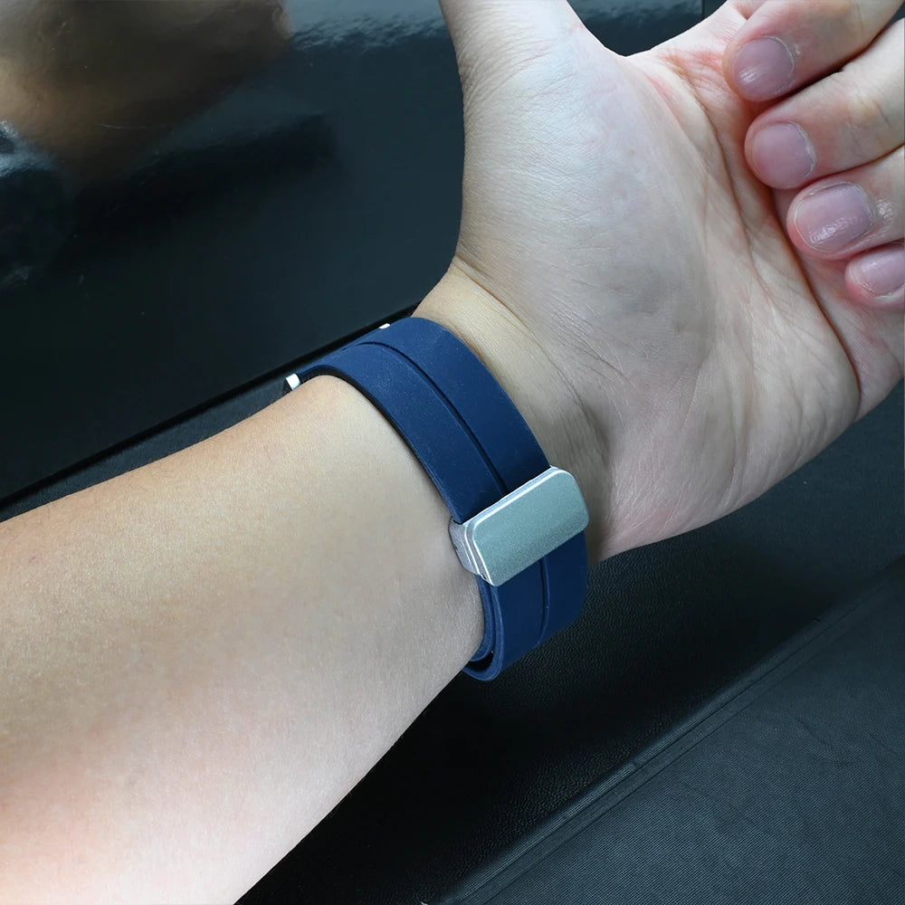 Soft Silicone Band for Samsung Galaxy Watch 8 40mm 44mm Magnetic Watchband for Galaxy Watch8 Classic 46mm Ultra 2025 Accessories