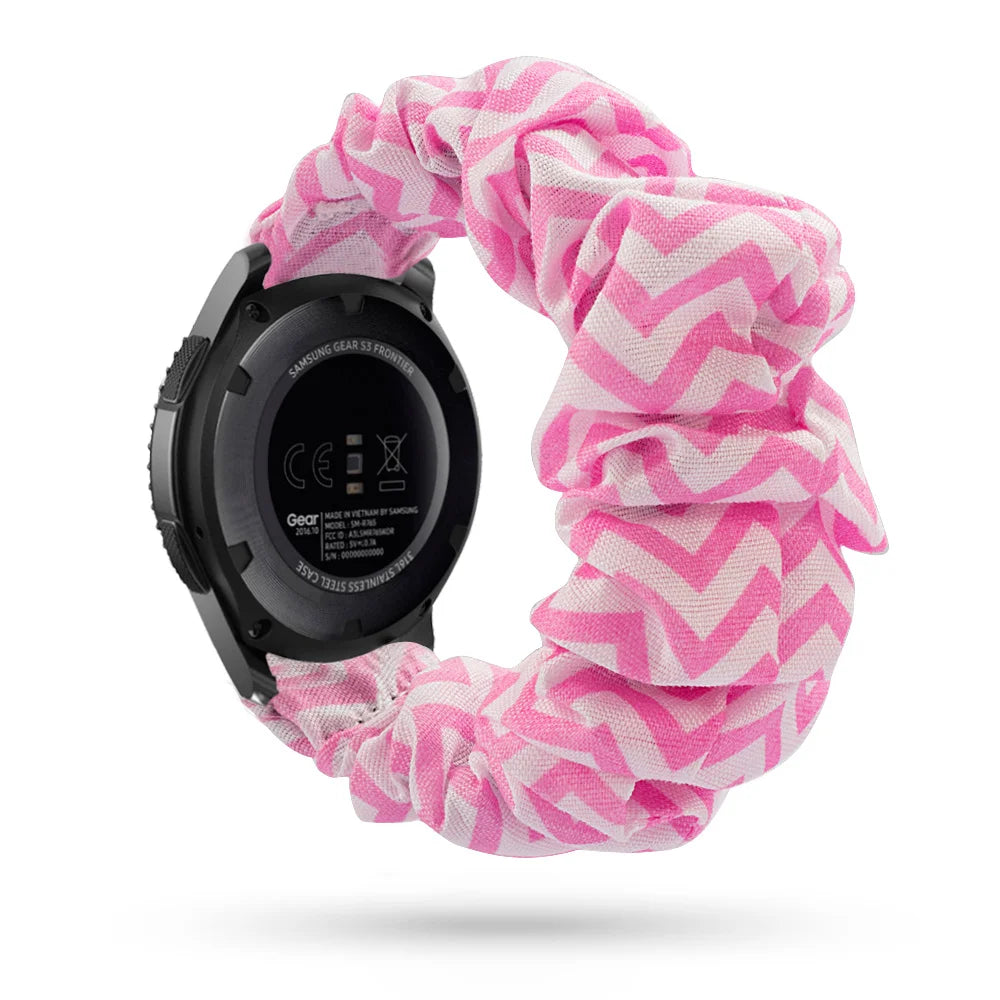Scrunchie Strap For Samsung Galaxy watch 4/active 2/3/46mm/42mm/Gear S3 20mm/22mm bracelet Amazfit Bip Huawei watch GT/2/3 strap