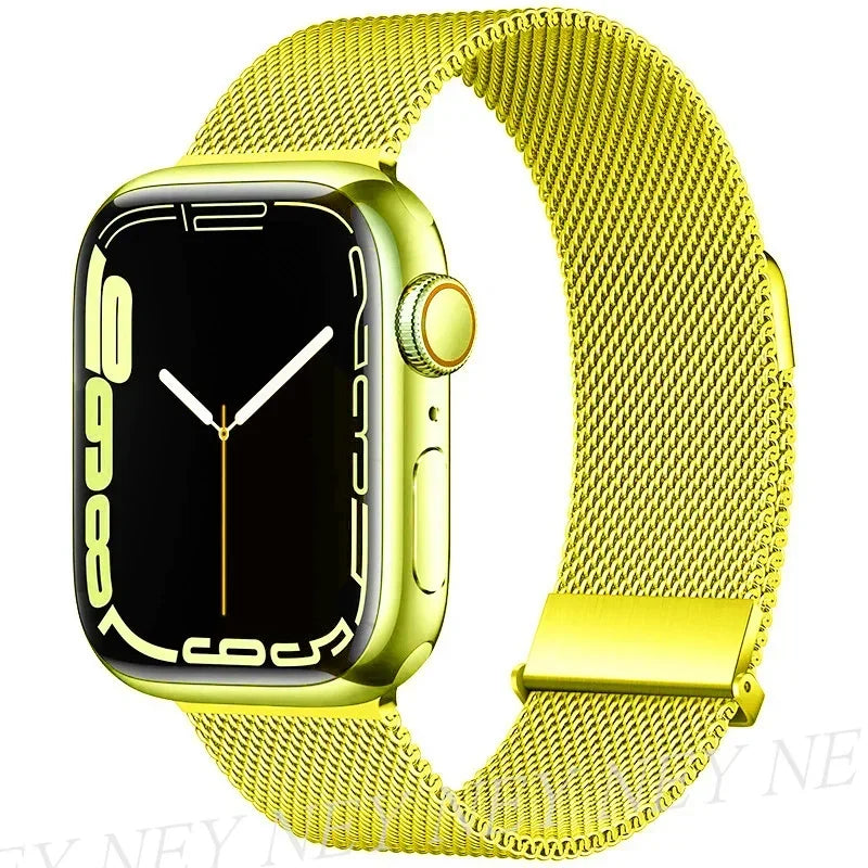 Milanese Loop for Apple Watch band 44mm 45mm 40mm 41mm 46mm 42mm pride band Apple Watch Series 10 9 8 7 6 SE 5 4 Ultra 2 49mm band