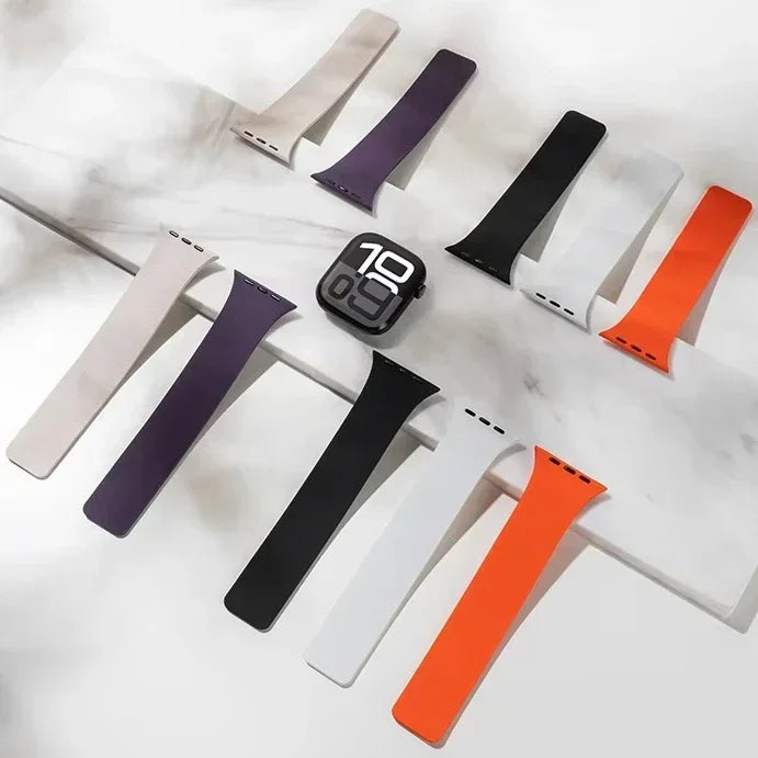 Magnetic band For Apple Watch band Ultra 2 49mm 44mm 45mm 46mm 42mm 40mm Belt Silicone band Apple Watch Series 10 8 7 6 5 9 SE