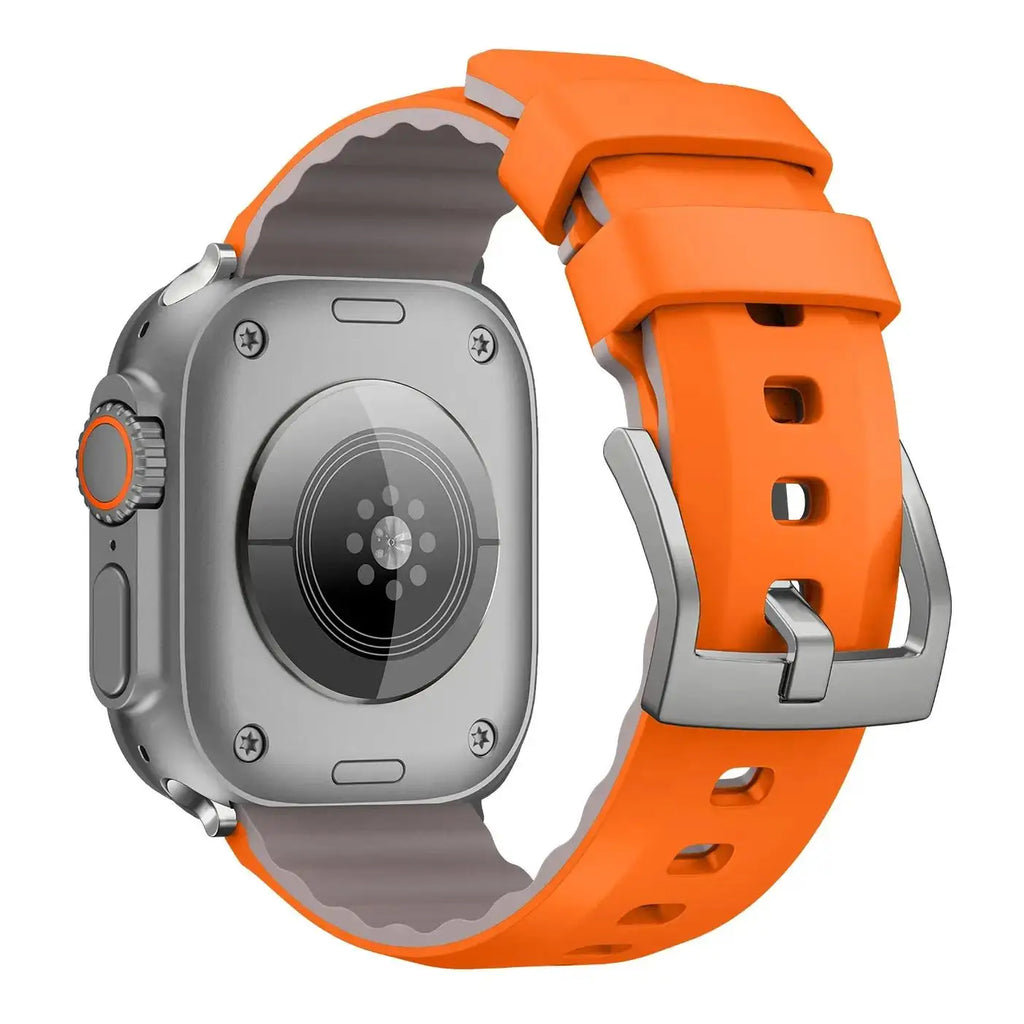 Silicone band for Apple Watch Ultra 3 49mm 46mm 42mm 45mm 41mm 44mm 40mm 38mm Sport for Apple Watch Series 11 10 9 8 7 6 5 4 SE 3 2