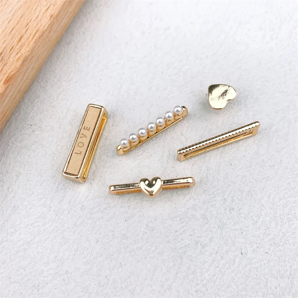 5pcs Decoration Ring For Apple Watch band Series 10 8 7 9 6 Diamond Jewelry Charms for Samsung Huawei Silicone band accessories