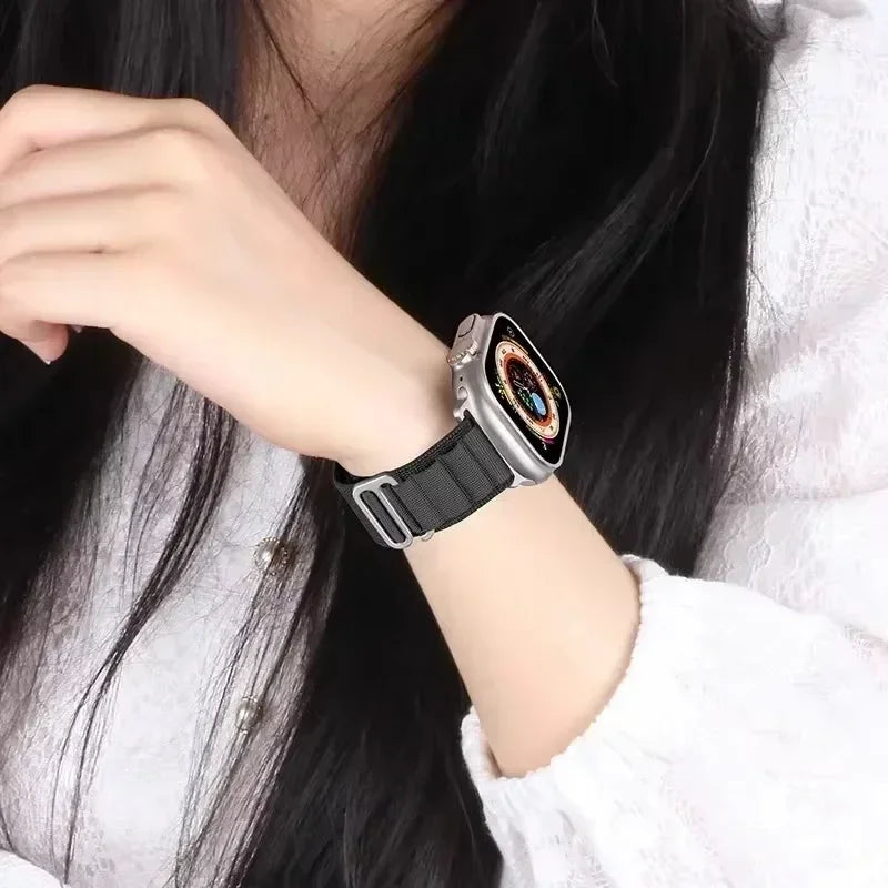 Alpine Loop for Apple Watch band Ultra 2 49mm 40mm 44mm 45mm 41mm 38mm G hook sport band Apple Watch Series 9 8 7 6 SE 5 4 10 46mm 42mm