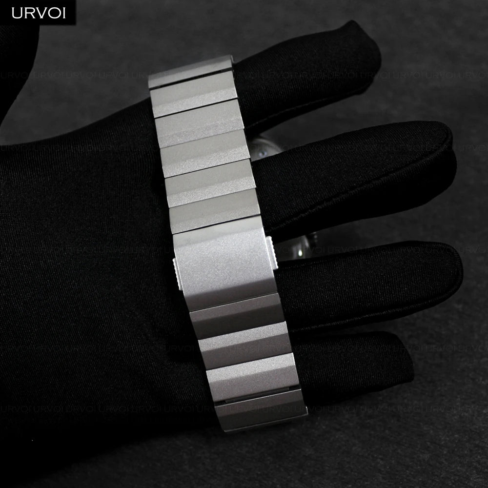 URVOI Titanium band for Apple Watch Ultra 3 2 Series 11 10 9 8 7 6 SE band for Apple Watch Magnet Closure accessories 46mm 49mm