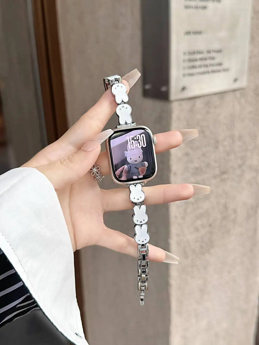 Nice band For Apple Watch band link women Series 11 8 7 6 10 9 40mm 41mm 38mm 42mm 44mm 45mm 46mm band