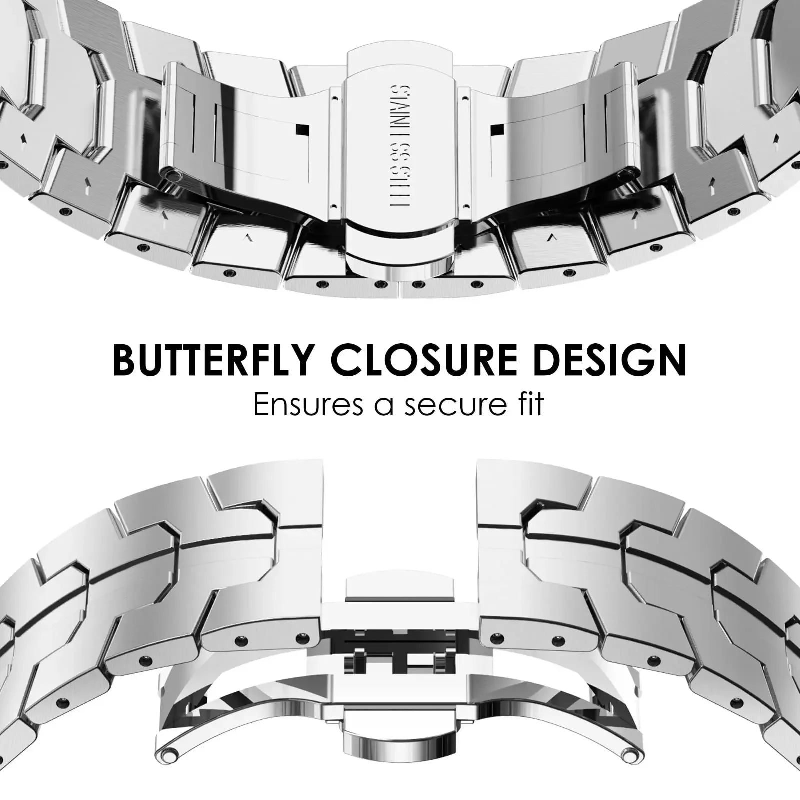 Stainless Steel Strap for Samsung Galaxy Watch 7 6 5 4 40mm 44mm 6 Classic 43mm 47mm No Gaps Metal Band 5Pro 45mm Quick Bracelet