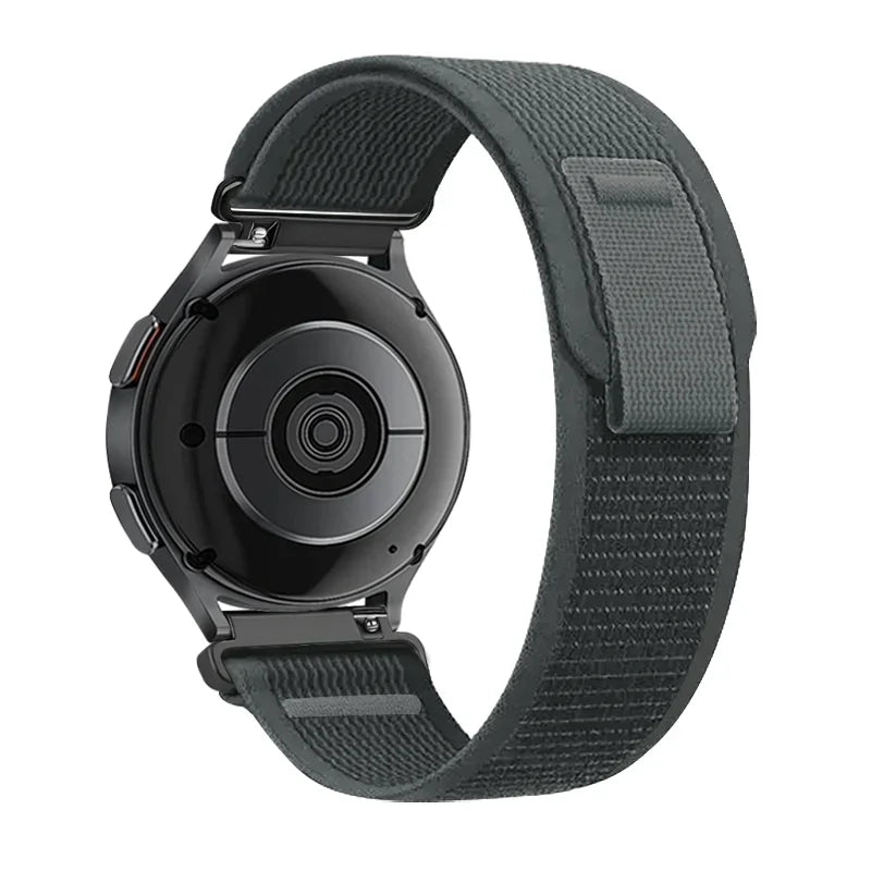 22mm 20mm Nylon Loop Strap for Samsung Galaxy Watch 7 6 5 4 3/Garmin 970 Bracelet Correa Band for Huawei Watch 5 GT5-4 Pro 46mm