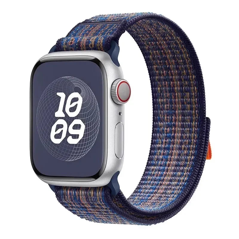 Sport Loop band for Apple Watch band Ultra 2 49mm 45mm 41mm 38mm 44mm Nylon band Apple Watch Series 10 9 8 7 6 5 4 SE 46mm 42mm