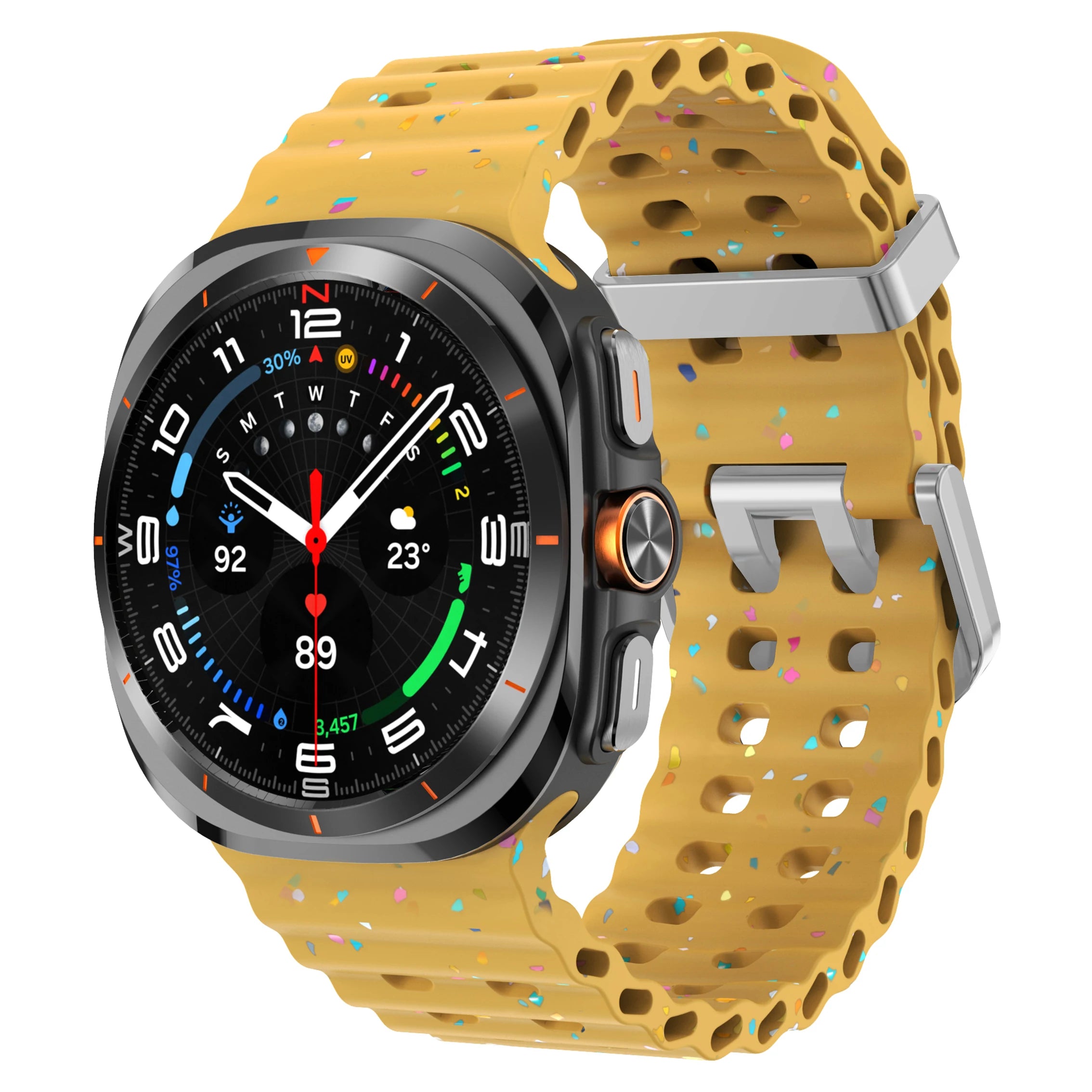 Silicone Breathable Strap For Samsung Galaxy Watch Ultra 47mm Marine Wristband Bracelet Galaxy Watch Ultra(2025) 47mm Watchband