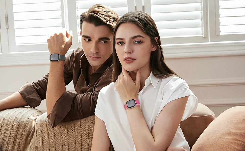 Magnetic band for Apple Watch band 46mm 40mm 45mm 44mm 41mm 38mm 42mm Nylon band Apple Watch Series 10 SE 9 8 7 6 5 Ultra 2 49mm