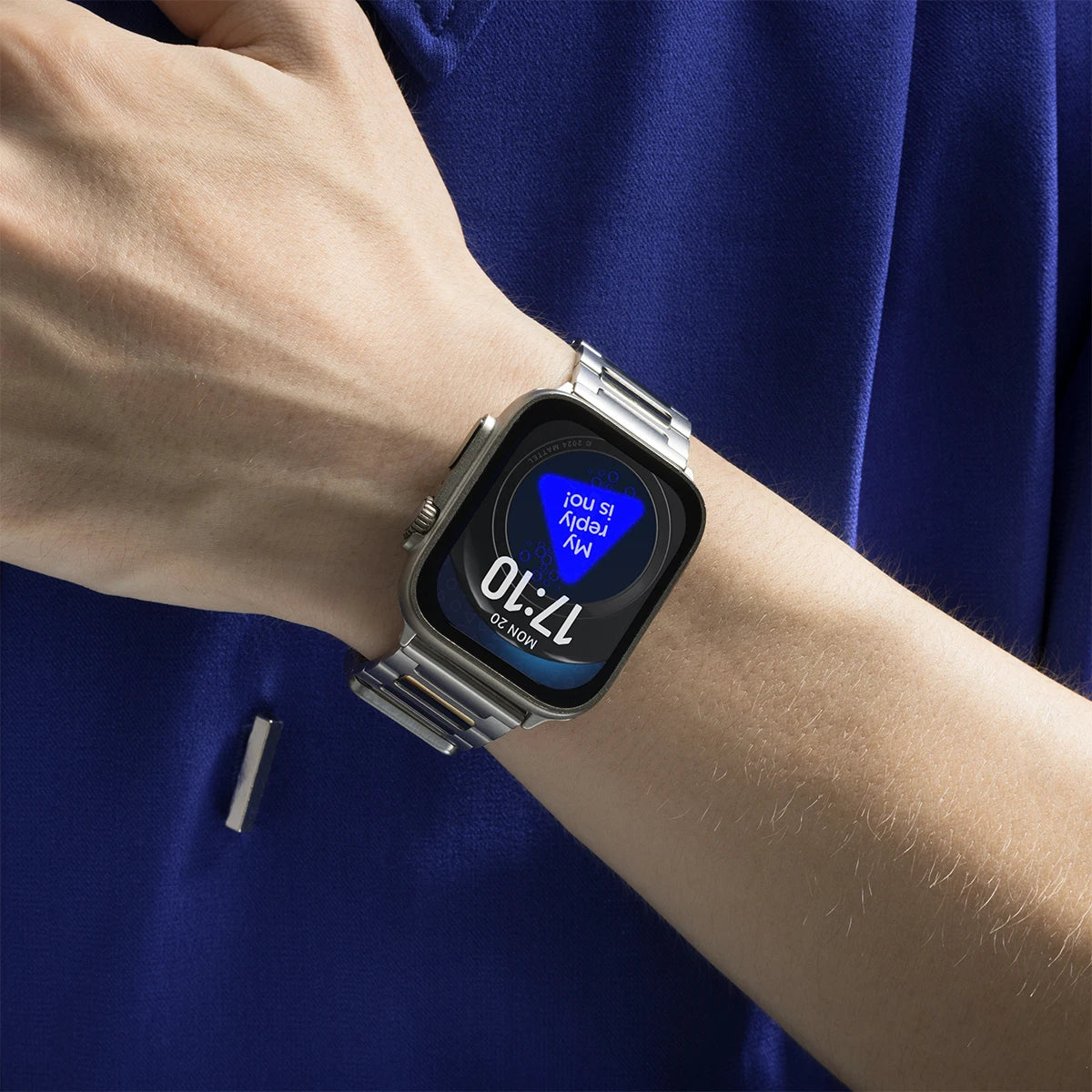 Magnetic Stainless Steel band for Apple Watch band 46mm 45mm 44mm 49mm metal belt band for Apple Watch 10 9 8 7 6 3 5 SE Ultra 2