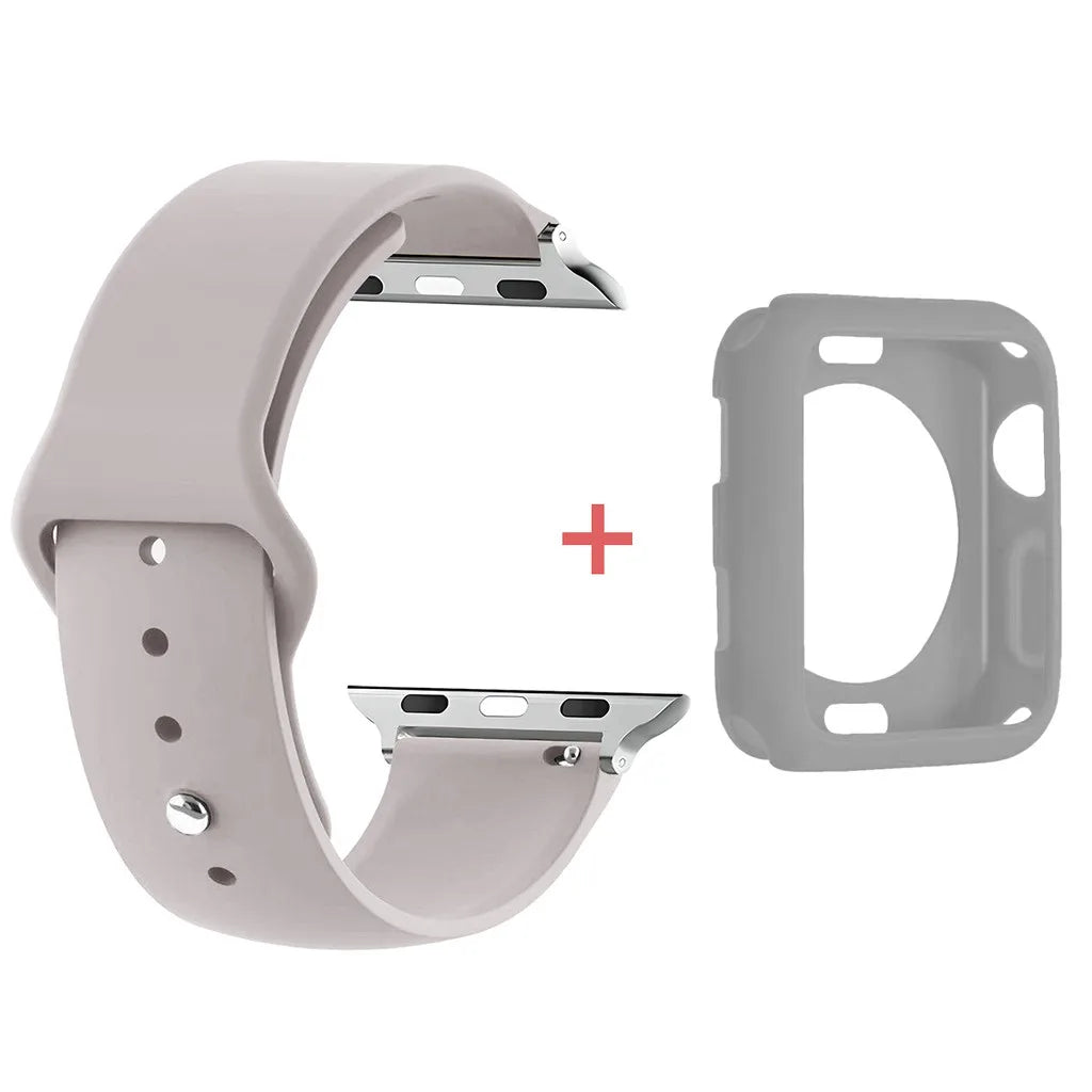 TPU Case+band Screen Protectors for Apple Watch 38mm 40mm 41mm 42mm 44mm 45mm 49mm Apple Watch Series 11 10 9 8 7 6 5 4 Ultra SE