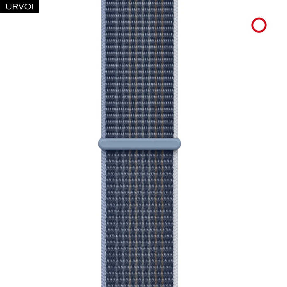 URVOI Sport Loop for Apple Watch Ultra 3 2 Series 11 10 9 8 SE3 Nylon loop for Apple Watch sport band 42mm 46mm breathabe hook fastener