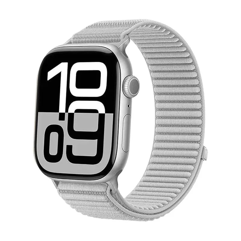 Nylon loop for Apple Watch band Series 10 9 8 7 6 5 4 SE Ultra2 49mm 46mm 45mm 44mm 42mm 41mm 40mm Belt band Correa Apple Watch band