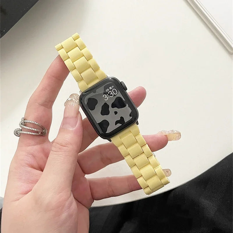 Candy band For Apple Watch band 44mm 40mm 41mm 45mm 38mm 42mm emovable link band Apple Watch Series 9 8 7 SE 6 5 4 3 Ultra 2 49mm