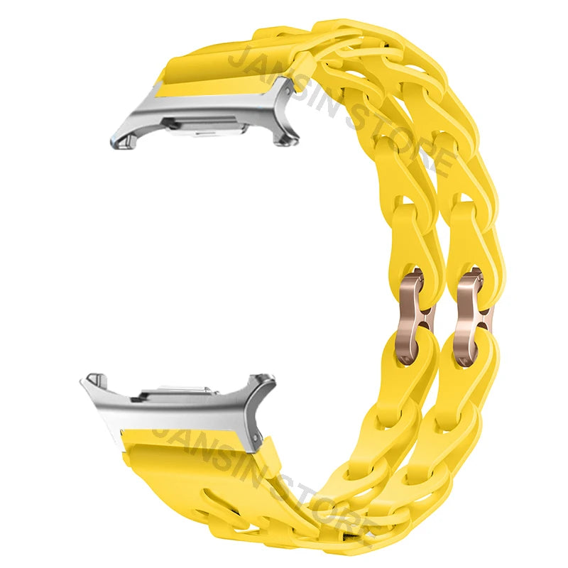 Silicone Band for Samsung Galaxy Watch 8 40mm 44mm Sports Strap Correa Wristband Breathable Bracelet For Galaxy 8 Classic 46mm