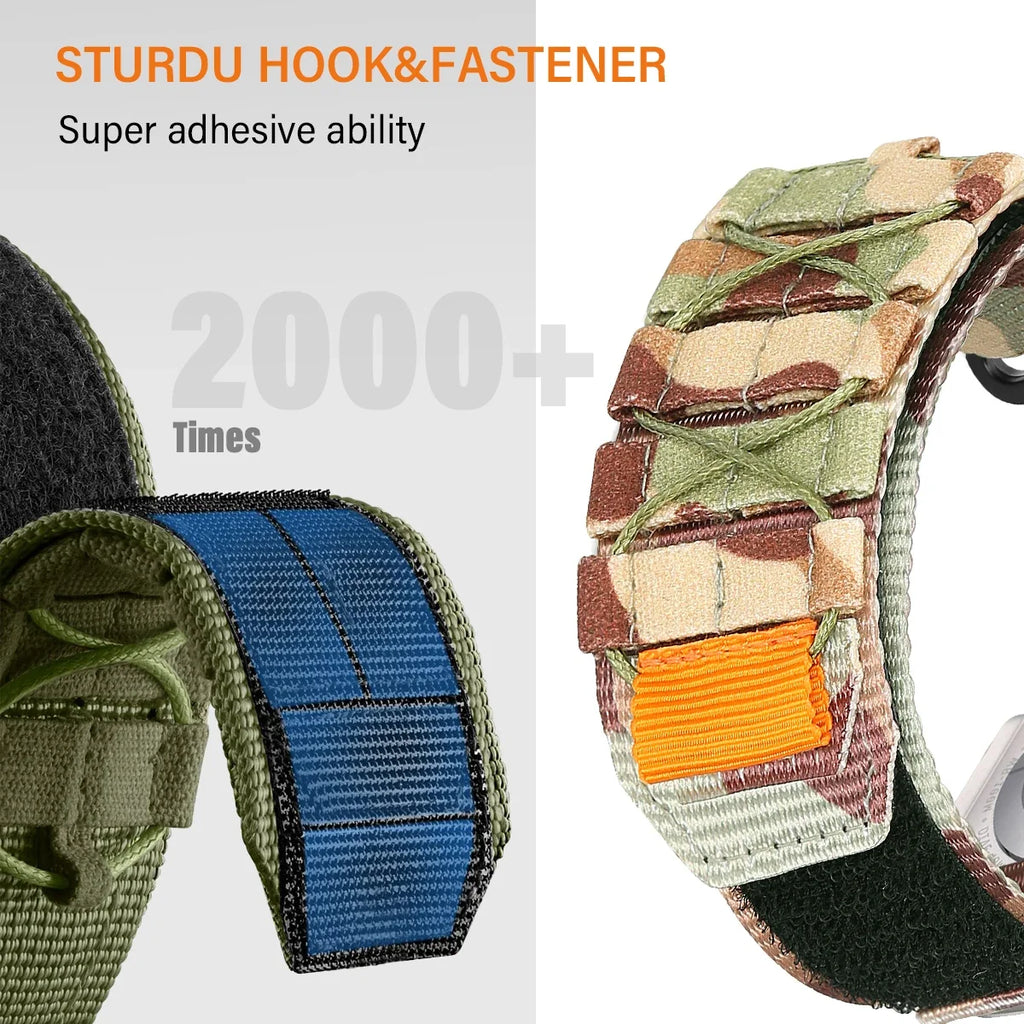 Nylon band for Apple Watch Ultra 3 2 1 49mm Series 11 10 46mm 45mm 44mm 41mm 42mm sport band Apple Watch 9 8 7 6 SE3 5 4