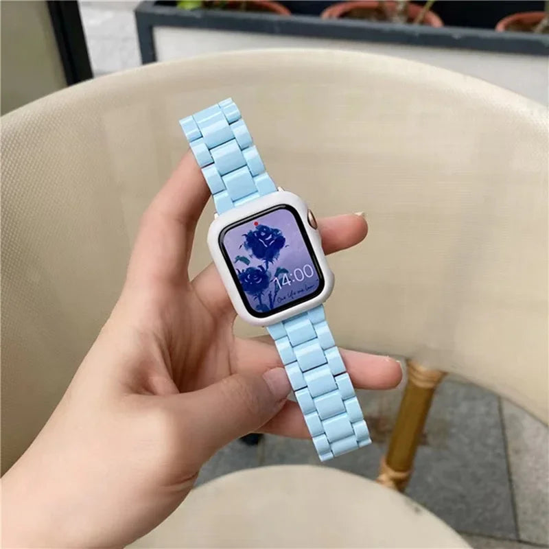 Candy band For Apple Watch band 44mm 40mm 41mm 45mm 38mm 42mm emovable link band Apple Watch Series 9 8 7 SE 6 5 4 3 Ultra 2 49mm
