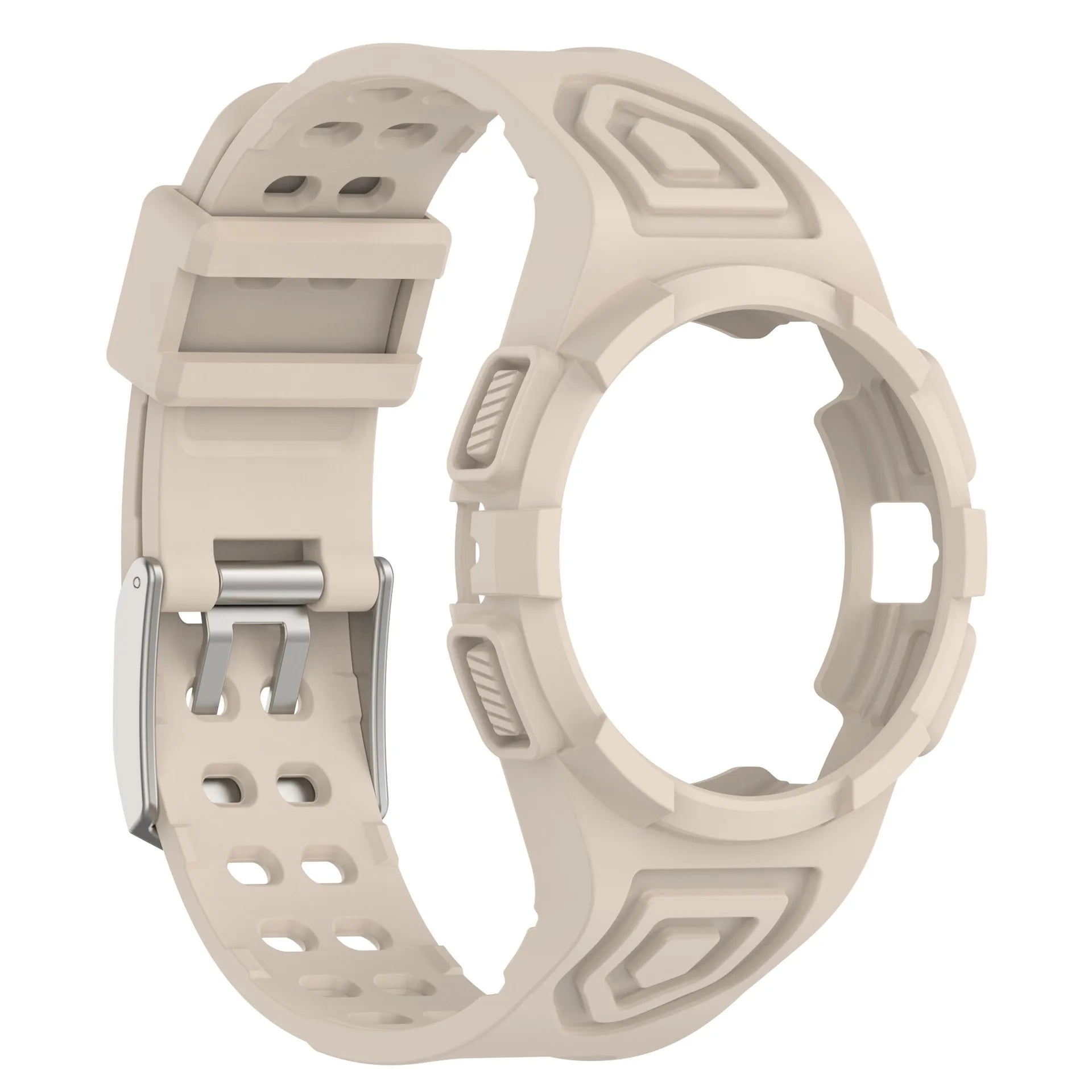 Transparent Case Cover+Strap for Samsung Galaxy Watch 4 6 5 44mm 40mm/4 Classic 46mm TPU bracelet Galaxy Watch4 watch5 watch6