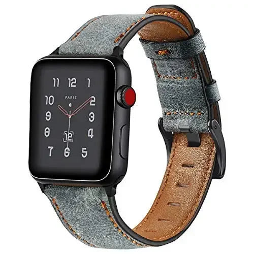 Leather band for Apple Watch band 45mm 41mm 40mm 44mm 42mm 38mm belt Retro band Apple Watch Series 5 4 3 SE 6 7 8 9 Ultra 2 49mm