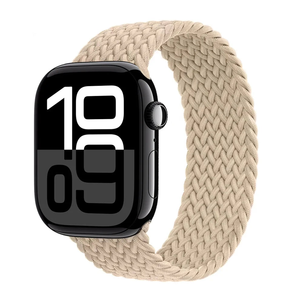 Braided loop band For Apple Watch band Ultra 3 2 49mm 44mm 41mm 40mm 42mm 46mm 45mm band Apple Watch Series 11 SE3 10 9 8 7 6 5