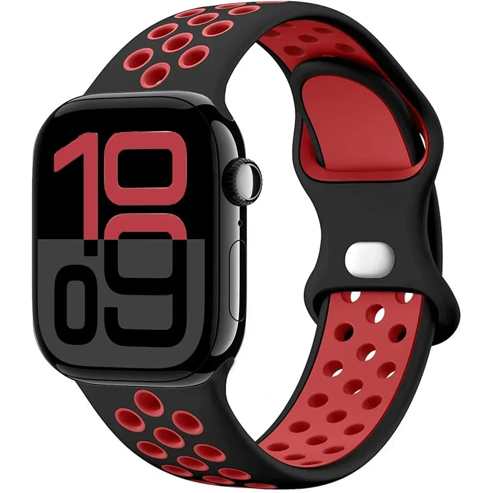 Flash Silicone band For Apple Watch 10 9 8 7 Ultra 2 49mm 46mm 45mm 42mm 41mm band Wristband Apple Watch 6 5 4 SE 44mm 40mm Belt