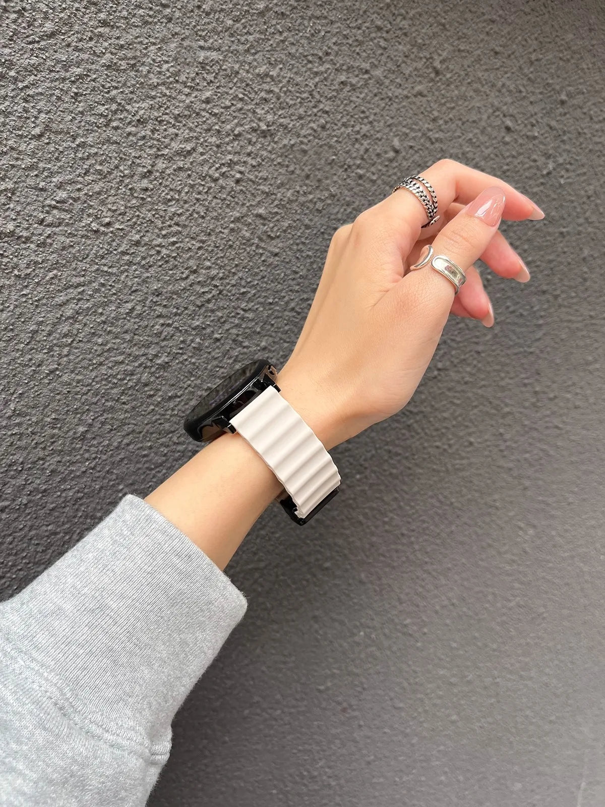 Ocean Silicone Loop Strap For Samsung Galaxy Watch 7 6 5 40mm 44mm Adjustable Bracelet Watchband For Galaxy 4 6 Classic 20/22mm