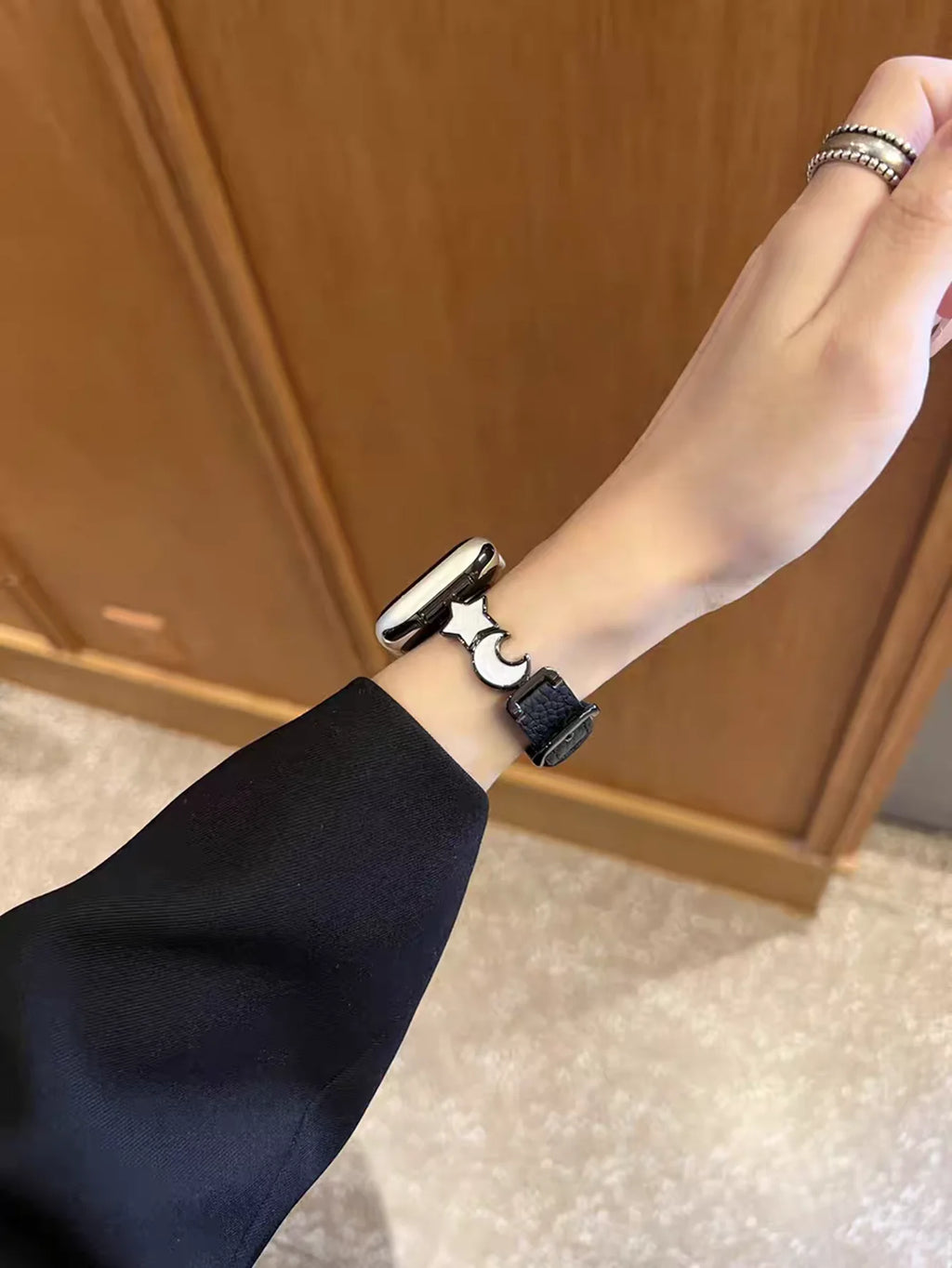 Fashion Leather loop Correa For Apple Watch band Series Ultra 11 10 9 8 7 6 5 4 3 38mm 40mm 41mm 42mm 44mm 45mm 46mm 49mm band