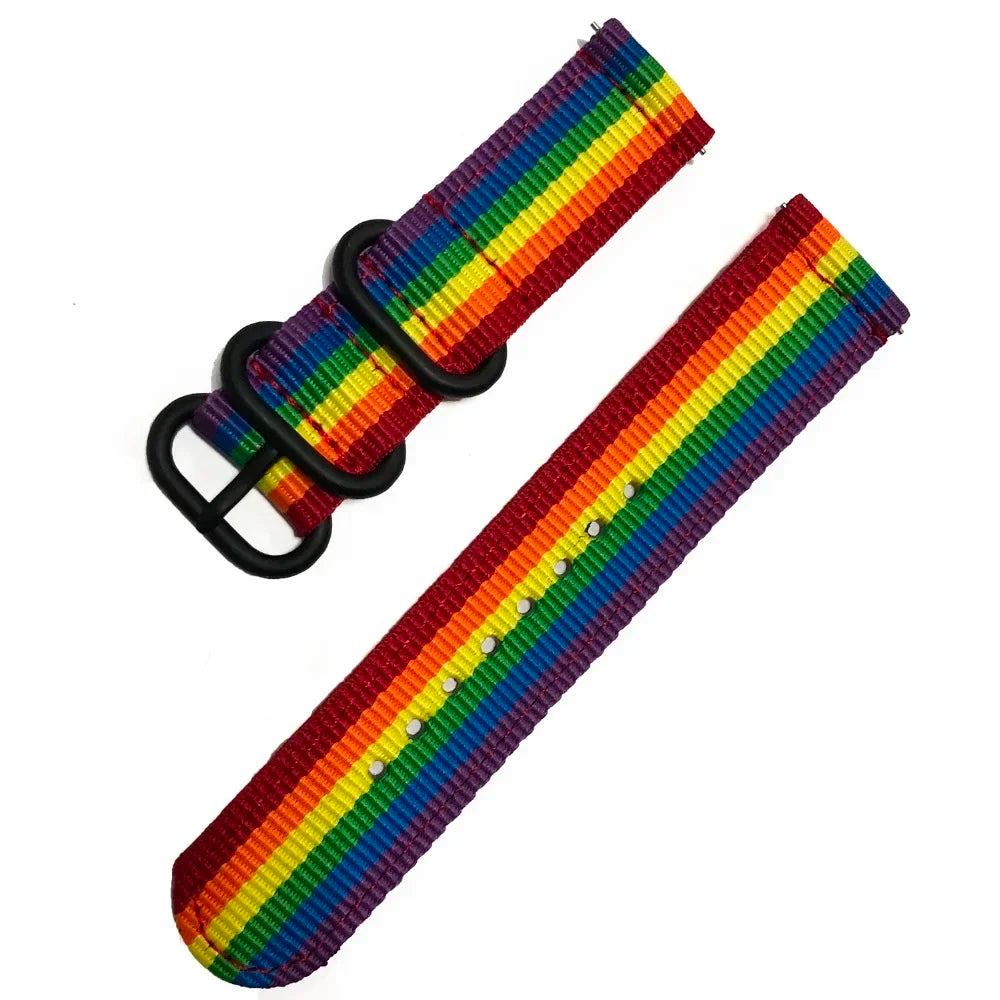 18mm 24 22mm 20mm Woven Nylon Watch Sport Strap Band For Samsung Galaxy 7 4 5 6 Gear S3 Classic Active 2 for Amazfit Fabric band