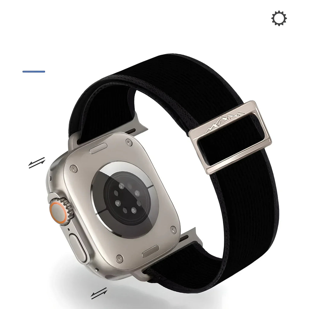 Nylon Elastic band for Apple Watch band Ultra 3 2 49mm 11 10 46mm 42mm 45mm 44mm 41mm band for Apple Watch 9 8 7 6 SE 5 4 Correa