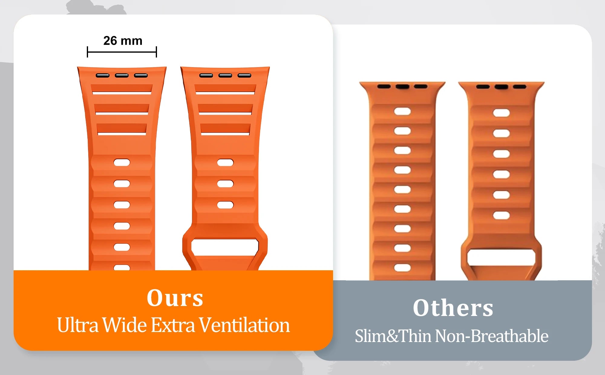 Silicone band for Apple Watch Ultra 2 3 band 49mm 45mm 44mm 42mm 46mm accessories correa band Apple Watch 11 10 9 8 7 6 SE 5 4