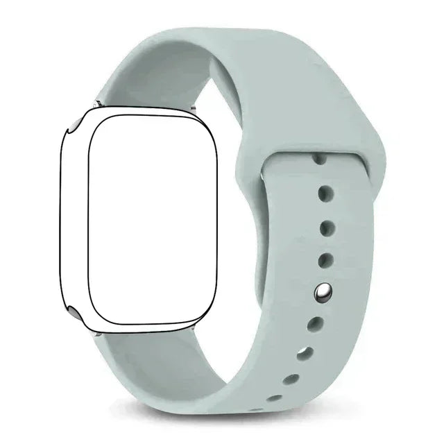 Silicone band For Apple Watch band 46mm 42mm 45mm 44mm 49mm 41mm 40mm 38mm band Apple Watch Series 10 9 8 Ultra 7 SE 3 4 6 Band