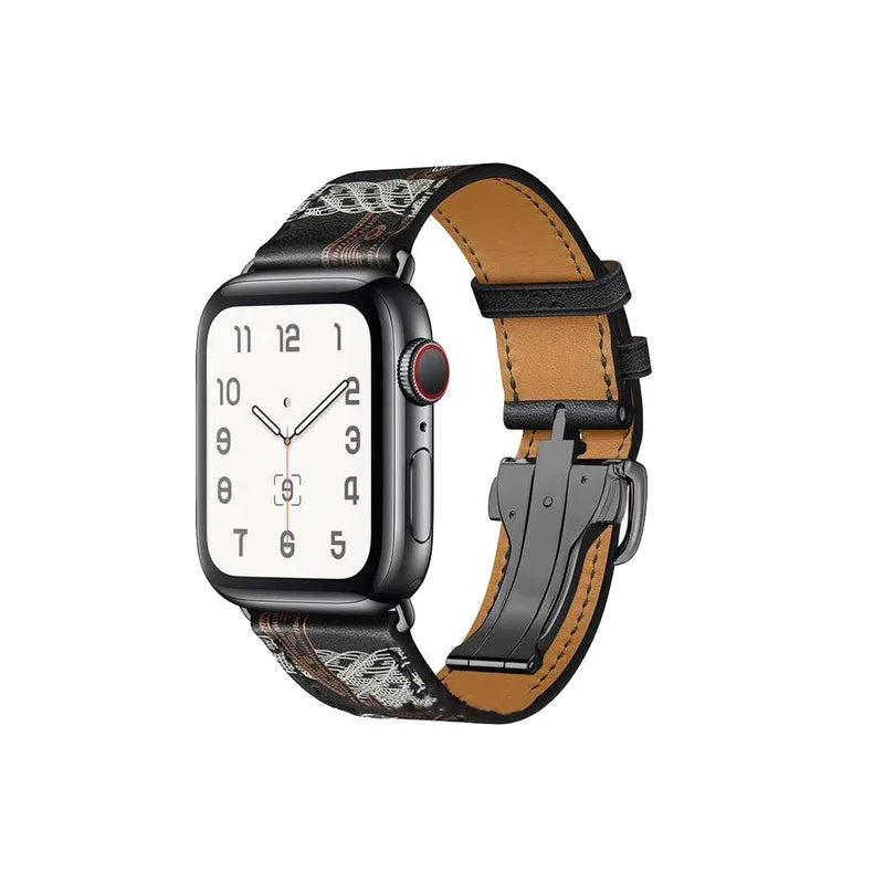 Genuine Leather band For Apple Watch Series 11 10 9 8 SE 3 band 46mm 44mm 41mm 45mm 42mm 38mm band Apple Watch Ultra 3 2 1 49mm