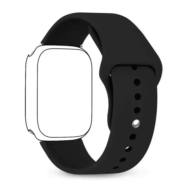 Silicone band For Apple Watch band 46mm 42mm 45mm 44mm 49mm 41mm 40mm 38mm band Apple Watch Series 10 9 8 Ultra 7 SE 3 4 6 Band