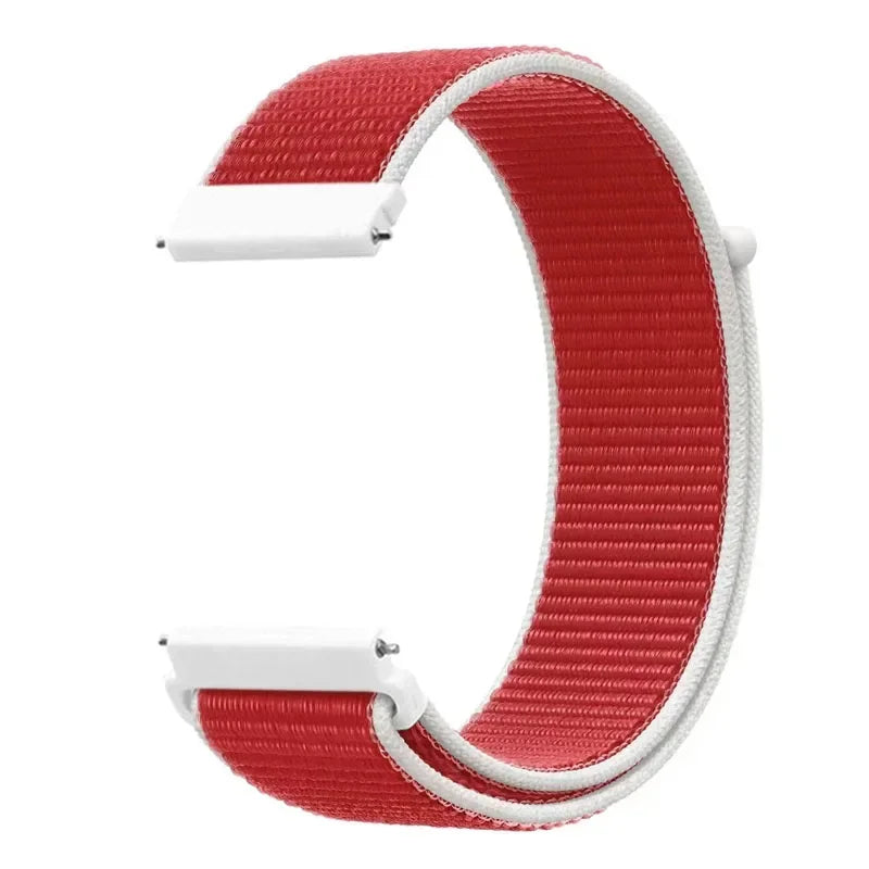 20mm 22mm Nylon Strap for Samsung Galaxy Watch 7/6/5/4 Huawei Watch 5/GT5/4/3 Pro 46mm Breathable Band for Garmin 970 965 955 55