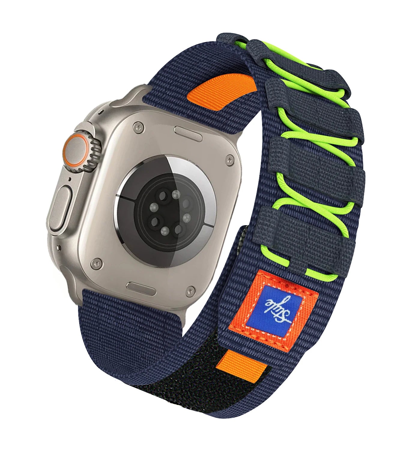 Nylon Five Loop band for Apple Watch Ultra 3 2 1 49mm Wristband for 11 10 9 8 7 6 5 4 SE3 46mm 45mm 44mm 42mm 41mm 40mm Correa