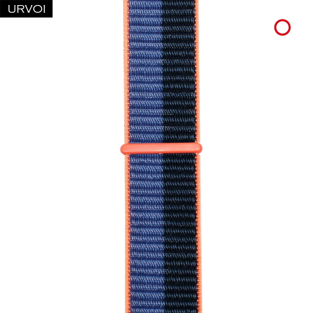 URVOI Sport Loop for Apple Watch Ultra 3 2 Series 11 10 9 8 SE3 Nylon loop for Apple Watch sport band 42mm 46mm breathabe hook fastener