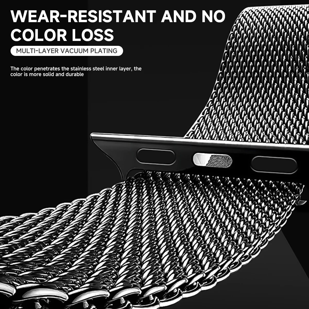 Milanese band for Apple Watch band Ultra 2 49mm 46mm 42mm 44mm 45mm 41mm 40mm Loop band for Apple Watch Series 10 9 7 8 5 6 SE 5