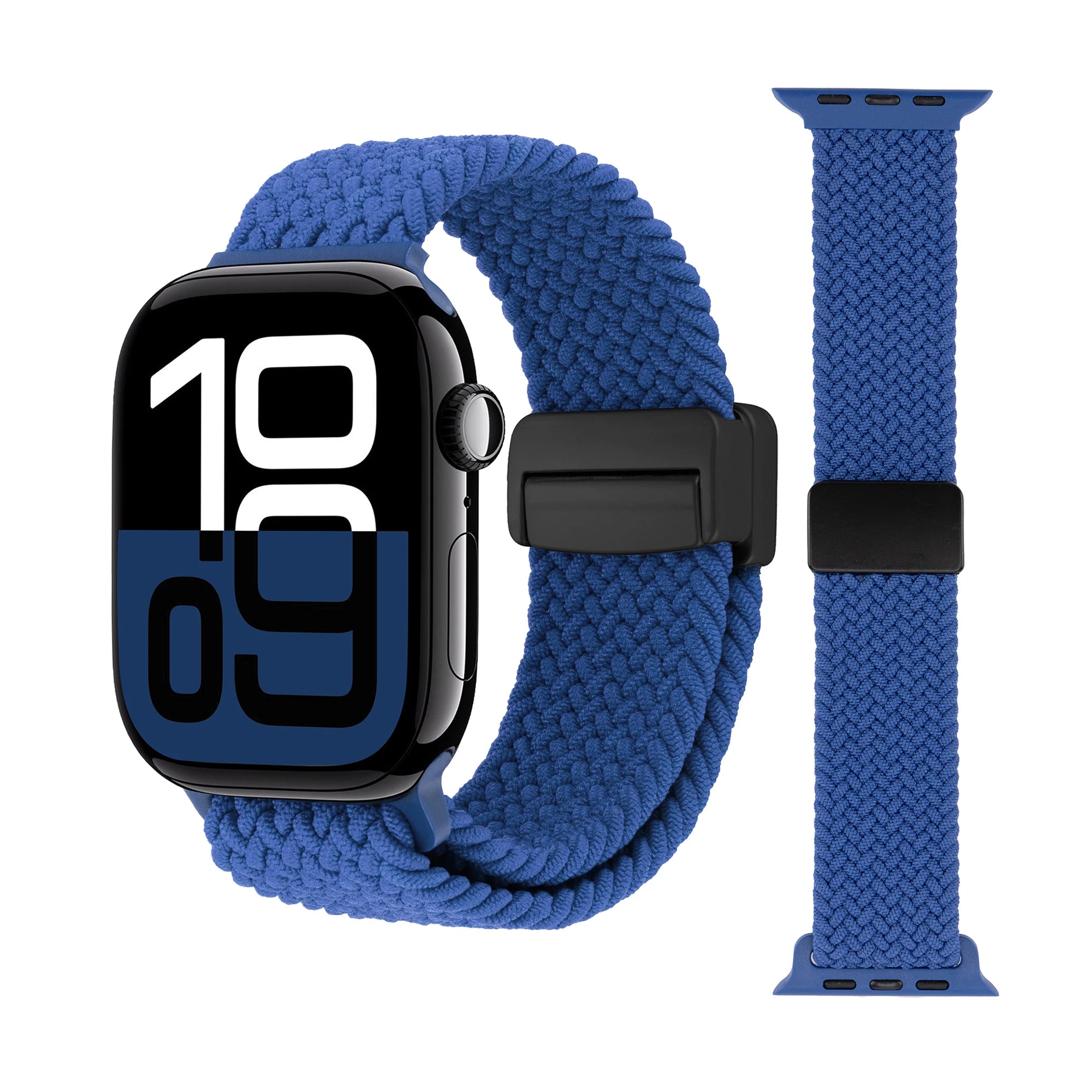 Braided Loop Nylon band for Apple Watch Ultra 2 49mm 46mm 42mm 45mm 41mm Magnetic band Apple Watch 10 9 8 7 6 5 SE 40mm 44mm Band