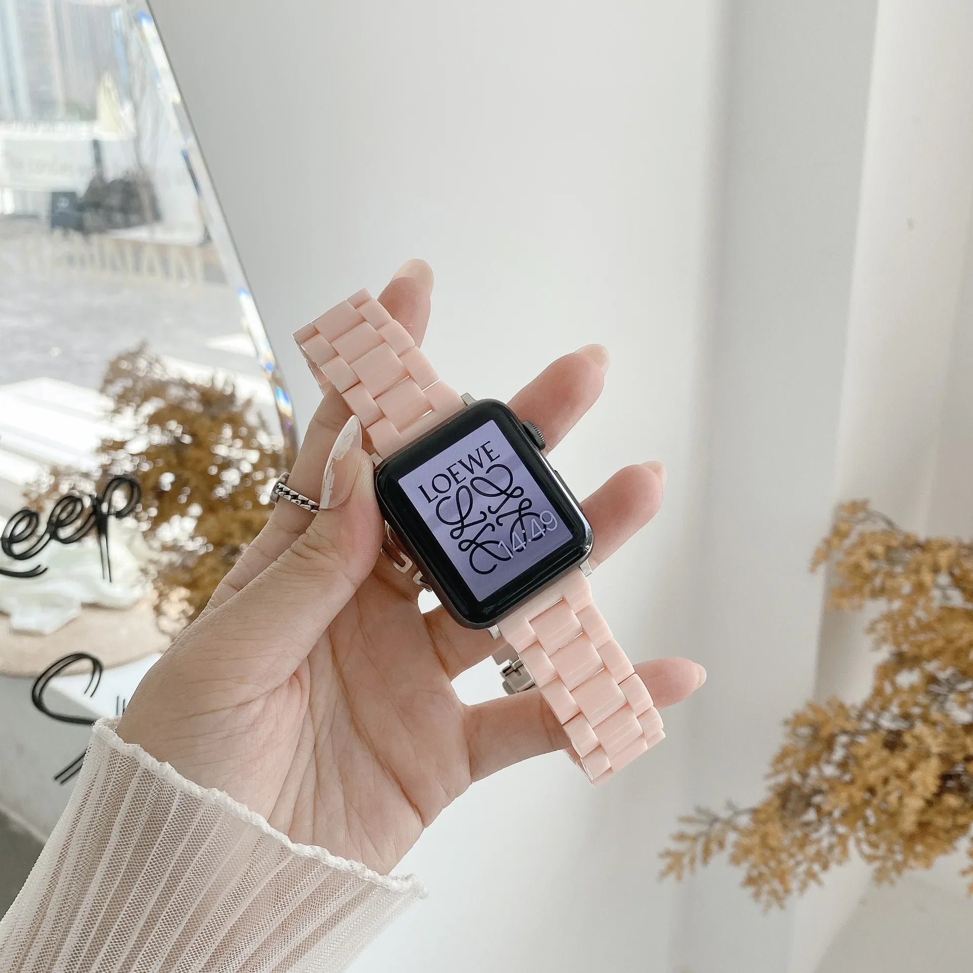 Candy band For Apple Watch band 44mm 40mm 41mm 45mm 38mm 42mm emovable link band Apple Watch Series 9 8 7 SE 6 5 4 3 Ultra 2 49mm