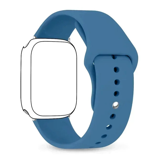 Silicone band For Apple Watch band 46mm 42mm 45mm 44mm 49mm 41mm 40mm 38mm band Apple Watch Series 10 9 8 Ultra 7 SE 3 4 6 Band