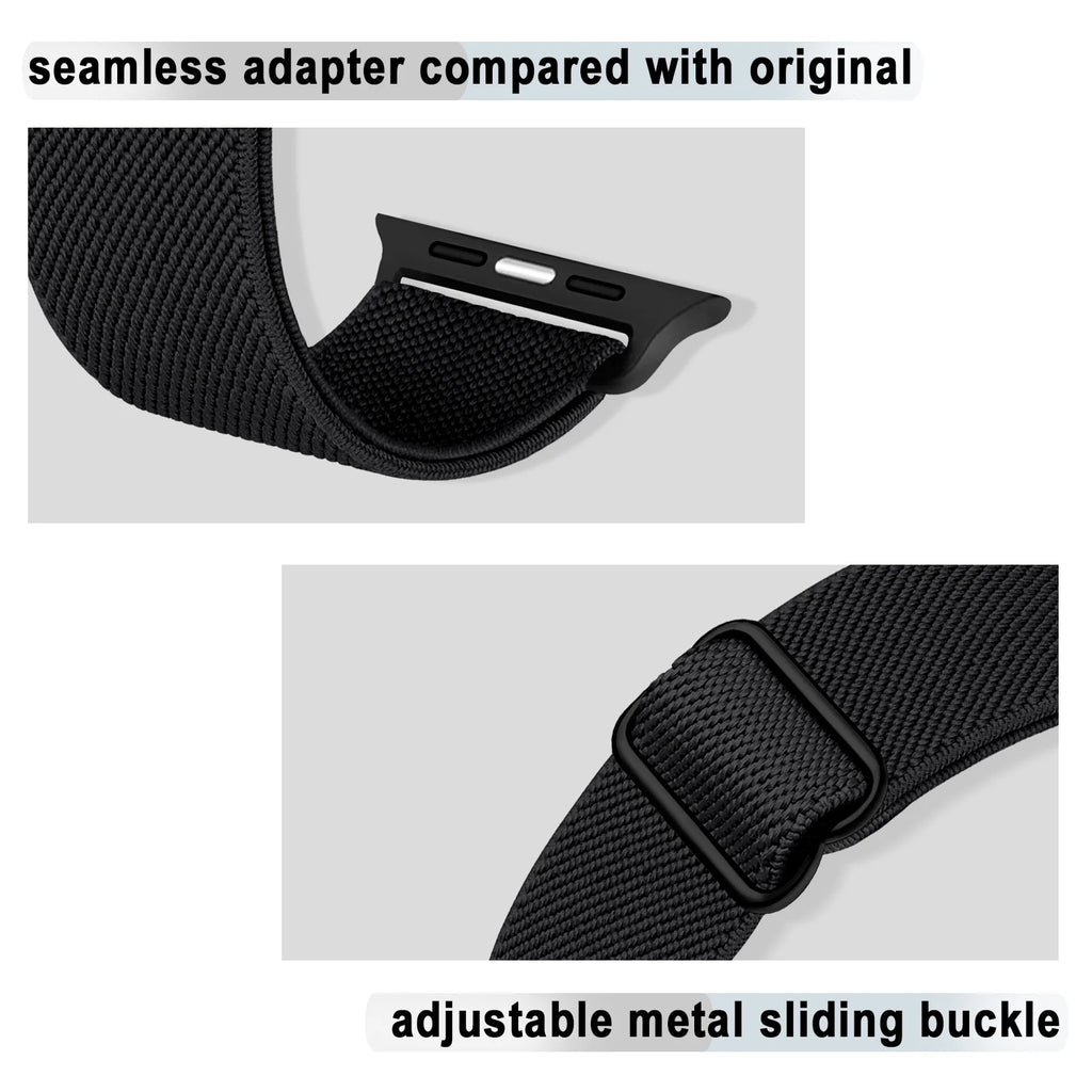 band for Apple Watch band 44mm 40mm 45mm 41mm 46mm Scrunchie Elastic Nylon band Apple Watch Series 3 SE 6 7 8 9 10 Ultra 2 49mm