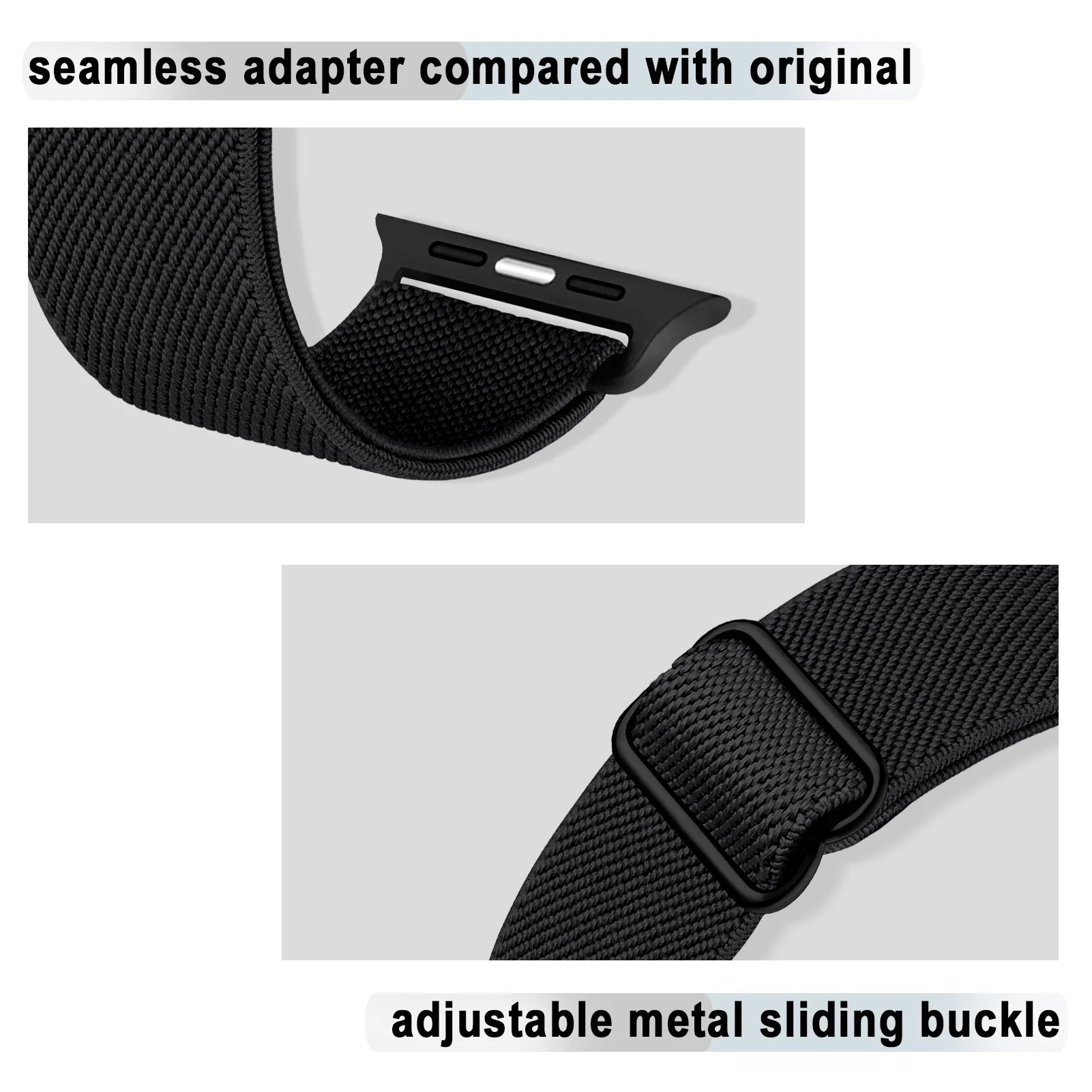 band for Apple Watch band 44mm 40mm 45mm 41mm 46mm Scrunchie Elastic Nylon band Apple Watch Series 3 SE 6 7 8 9 10 Ultra 2 49mm