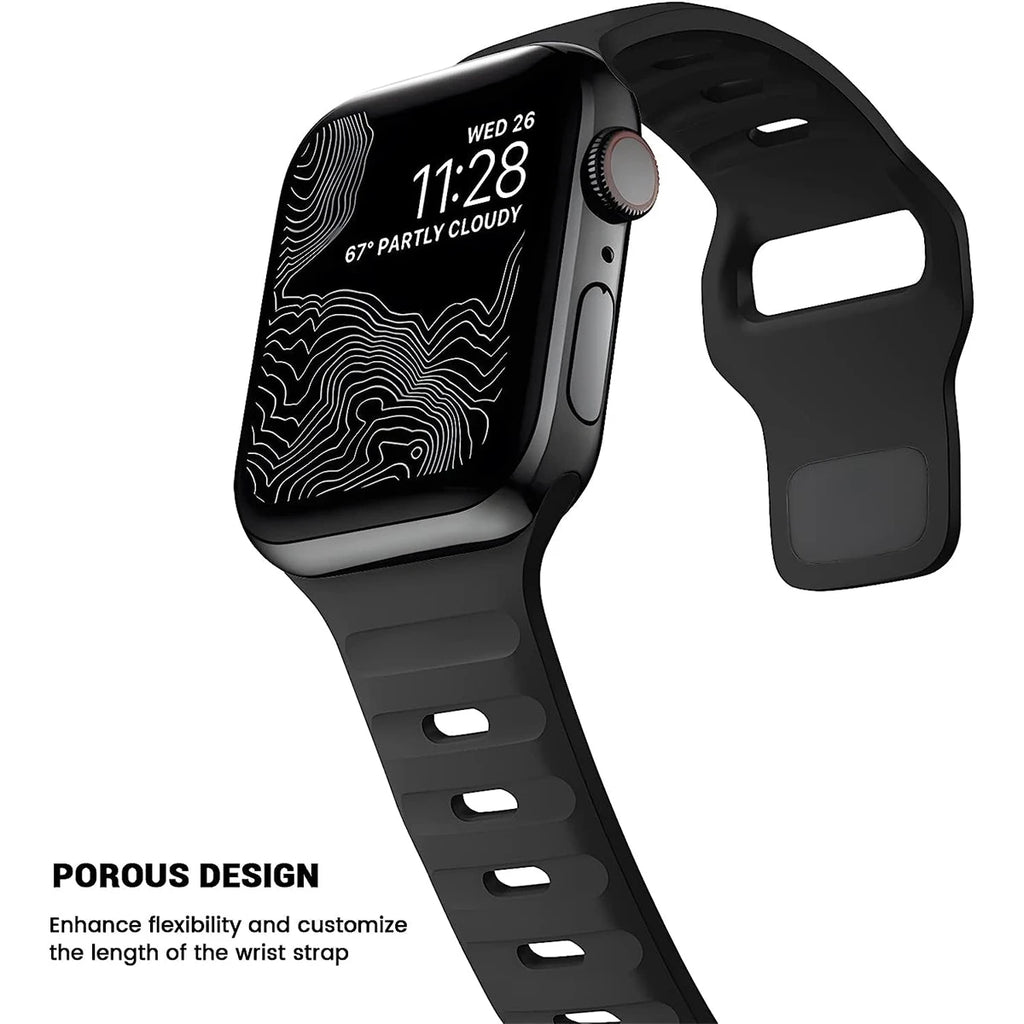 Silicone band For Apple Watch Ultra band 44mm 49mm 45mm 42mm 40mm 41mm 38mm sport correa band Apple Watch Series 7 6 3 4 5 SE 8