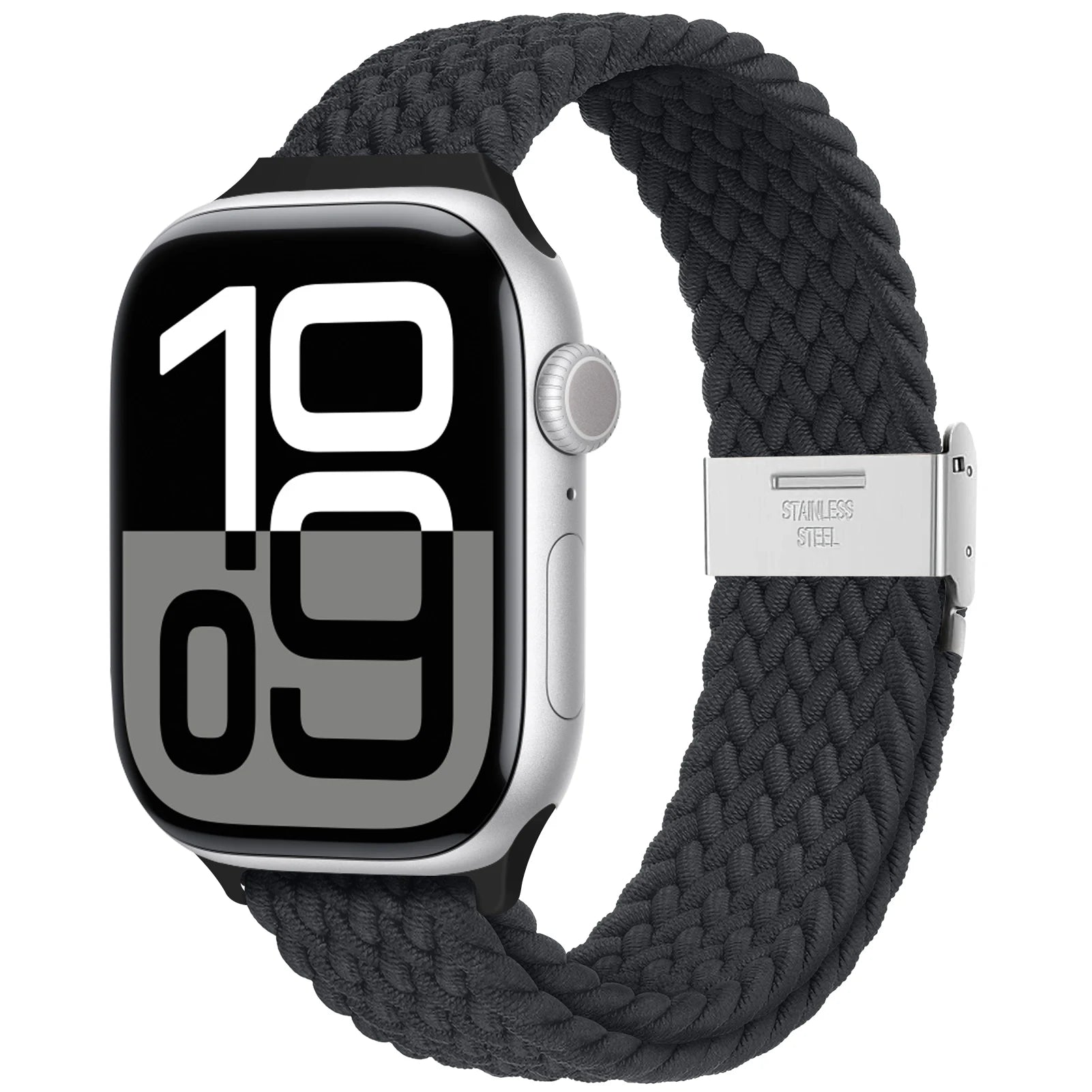 Slim Braided Solo Loop band For Apple Watch band 45mm 41mm 44mm 40mm 46mm 42mm 49mm band Apple Watch Series Ultra 2 10 9 SE 8 7